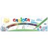 Creioane colorate hexagonale, flexibile, 50 culori/cutie CARIOCA Tita Rainbow Set