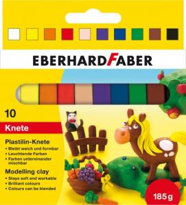 Plastilina 10 culori 185 g EBERHARD FABER