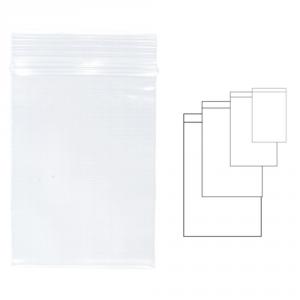 Pungi plastic cu fermoar pentru sigilare, 100 buc/set, KANGARO - transparente Dimensiune: 40 x 60 mm