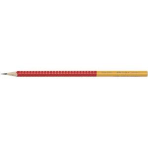 Creion grafit duritate B, corp in doua culori FABER-CASTELL