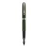 Stilou DIPLOMAT cu penita inox, varf M, Excellence A - Evergreen Chrome