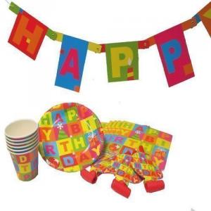 Set party happy birthday, set 25 piese  Herlitz