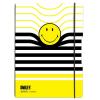 Caiet My.Book Flex A4 2x40 file dictando+matematica Smiley Black Yellow Stripes HERLITZ