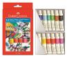 Acuarele tempera 12 culori 12 ml cutie carton