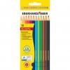 Creioane colorate 12 culori, din plastic eberhard