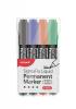 Marker permament 4 bucati/set sigmaflo 120, varf 2 mm monami