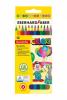 Creioane colorate plastic 12 sau 24