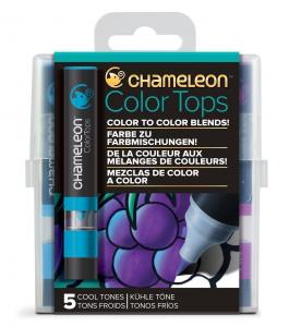 Marker Color Tops Cool, 5/set, CHAMELEON