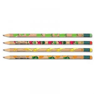 Creion grafit cu guma model fructe, duritate HB, ADEL