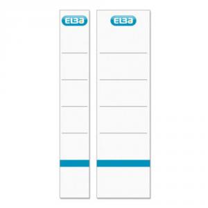 Etichete carton pentru biblioraft, 50 mm, 10 buc/set, albe ELBA