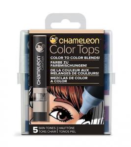 Marker Color Tops Skin Tones, 5/set, CHAMELEON