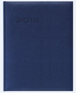 Agenda HERLITZ datata saptamanala RO A4, 128 pagini, coperta buretata, culoare albastru inchis 2019