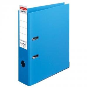 Biblioraft A4 pp (interior-exterior) 8 cm chromocolor, culoare albastru deschis Herlitz