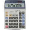 Calculator de birou, 12 digiti, EL-2125C, 195 x 140 x 23 mm, dual power, gri, SHARP
