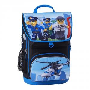 Ghiozdan scoala Maxi + sac sport City Police Chopper LEGO