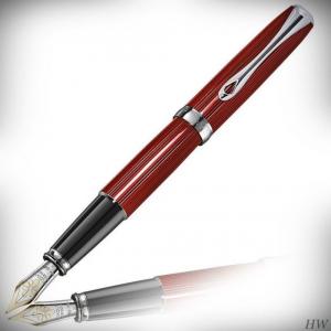 DIPLOMAT Excellence A2 - Stilou cu penita M, aurita 14kt - Sky-Line Red