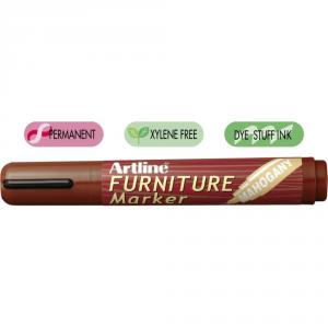 Marker pentru mobilier din lemn mahon, varf tesit 2.0 - 5.0 mm ARTLINE 95