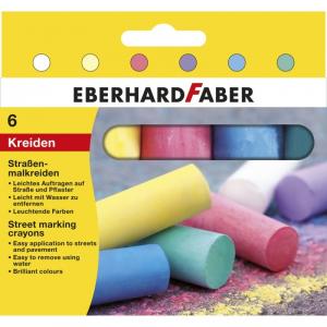 Creta desen asfalt 6 culori EBERHARD FABER