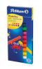 Plastilina set 12 culori fluorescente pelikan