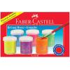 Acuarele guase 6 culori 15 ml fluorescente faber-castell