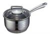 Cratita inox de sosuri cu capac 16 cm blaumann bl-1342