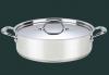 Cratita din inox cu capac grunberg 38 cm 5138