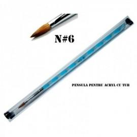 Set 2 pensule cu tub pentru acryl
