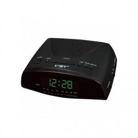 Ceas alarma electronic cu afisaj LED si radio FM VST-905