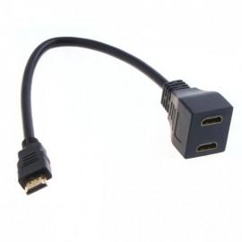 Cablu adaptor HDMI-HDMI 30cm