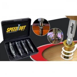 Set 4 capete extractoare pentru suruburi Speed Out