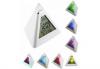 Ceas piramida color functii alarma, calendar, termometru