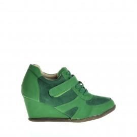 Sneakersi dama Della verzi din piele ecologica (Culoare: Verde, Marimi femei: 38)