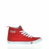 Pantofi sport dama rosii fleggy din material textil