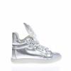 Pantofi sport dama shining hearts argintii din piele