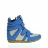 Sneakersi dama alice albastrii din piele ecologica