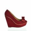 Pantofi dama meda rosii (culoare: