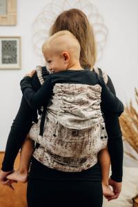 LennyPreschool, Symphony Cream & Brown - Marsupiu ergonomic