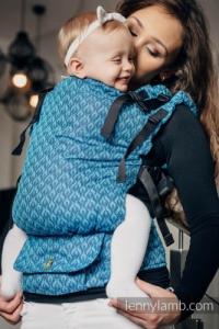 LENNYUP CARRIER, Full Wrap Conversion -COULTER NAVY BLUE & TURQUOISE