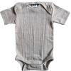 Body lana merinos, matase si bumbac - grey melange,