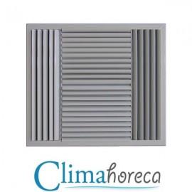 Grila aluminiu anodizat de plafon 800 x 200 mm pentru sisteme de ventilatie si climatizare destinata Horeca