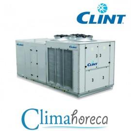 Chiller CLINT Rooftop 57.9 kw pentru racire si incalzire restaurant cafenea club hotel cladire birouri destinat Horeca