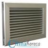 Grila de transfer aluminiu anodizat 600 x 500 mm pentru sisteme de ventilatie si climatizare destinata Horeca
