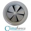Grila aluminiu anodizat circulara de plafon diametru 400 mm pentru sisteme de ventilatie si climatizare destinata Horeca
