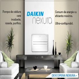 Unitate interioara de pardoseala cu panou termic radiant Daikin Nexura conectabila la VRV pentru restaurant club cafenea rezidential / HoReCa