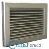 Grila de transfer aluminiu anodizat 400 x 200 mm pentru sisteme de ventilatie si climatizare destinata Horeca