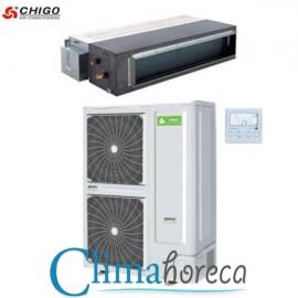 Aer Conditionat CHIGO inverter tip duct de presiune statica inalta capacitate racire 48000 BTU pentru climatizare restaurant cafenea club hotel...