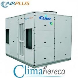 Chiller CLINT Airplus Rooftop 110.9 kw pentru racire si incalzire restaurant cafenea club hotel cladire birouri destinat Horeca