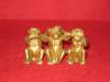 Cele trei maimute inteligente ( din bronz )