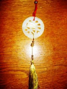 Amuleta norocului de prosperitate, din jad