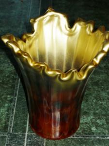 Vaza dantelata din sticla de murano